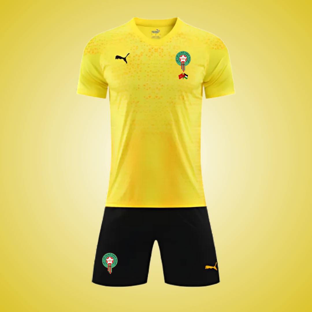 Maillot Maroc x Palestine Jaune